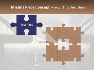 Connection Of Bridges PowerPoint Template