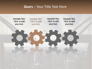 Connection Of Bridges PowerPoint Template