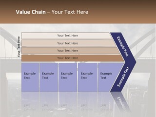 Connection Of Bridges PowerPoint Template