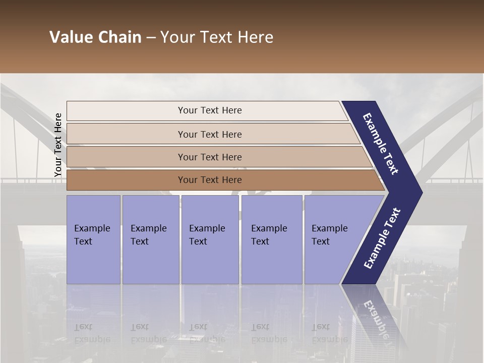 Connection Of Bridges PowerPoint Template