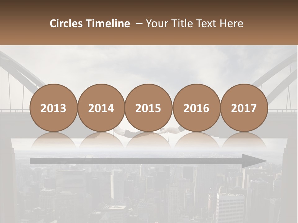 Connection Of Bridges PowerPoint Template