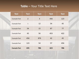 Connection Of Bridges PowerPoint Template