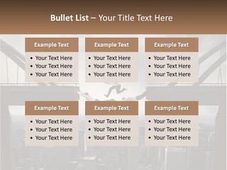 Connection Of Bridges PowerPoint Template