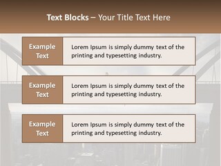 Connection Of Bridges PowerPoint Template