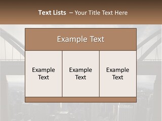 Connection Of Bridges PowerPoint Template