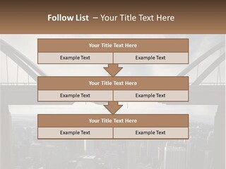 Connection Of Bridges PowerPoint Template
