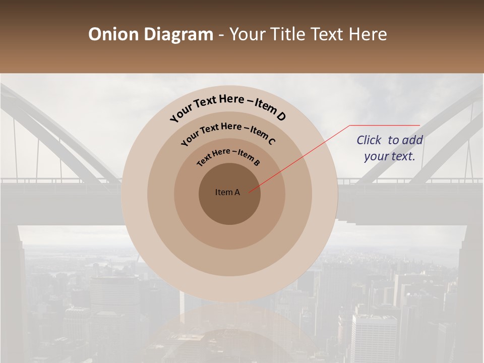 Connection Of Bridges PowerPoint Template