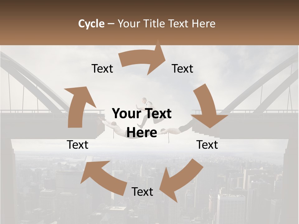 Connection Of Bridges PowerPoint Template