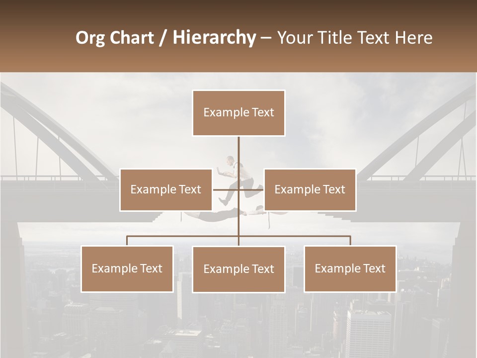 Connection Of Bridges PowerPoint Template