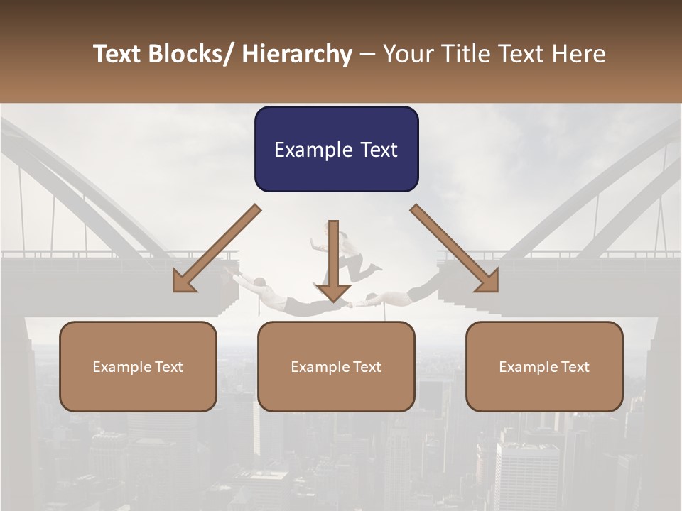 Connection Of Bridges PowerPoint Template