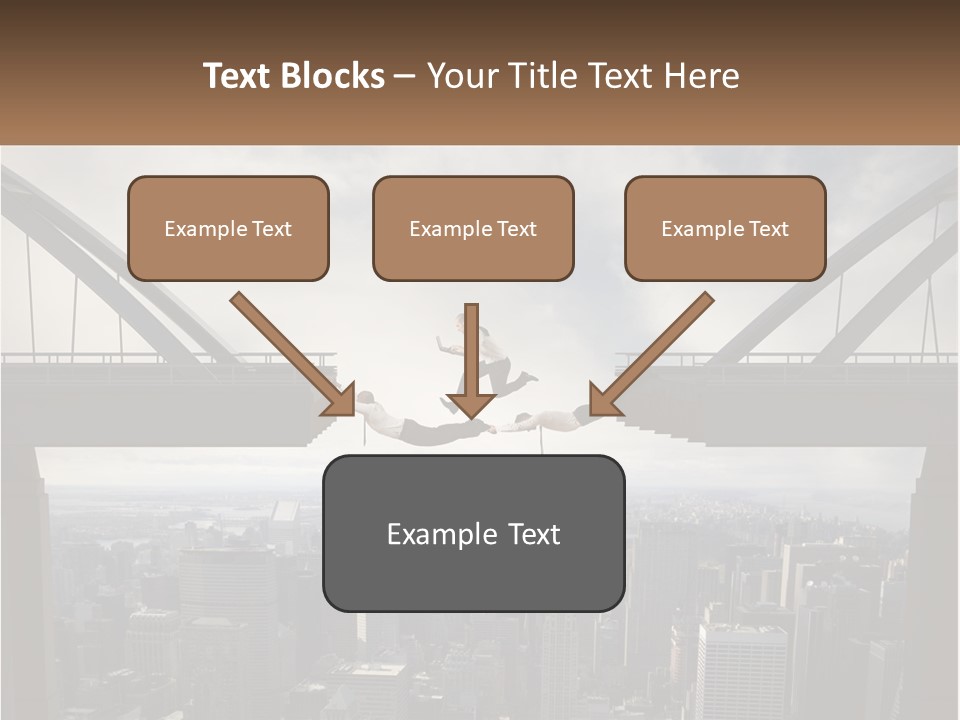 Connection Of Bridges PowerPoint Template
