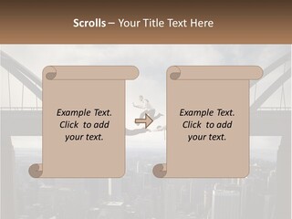 Connection Of Bridges PowerPoint Template