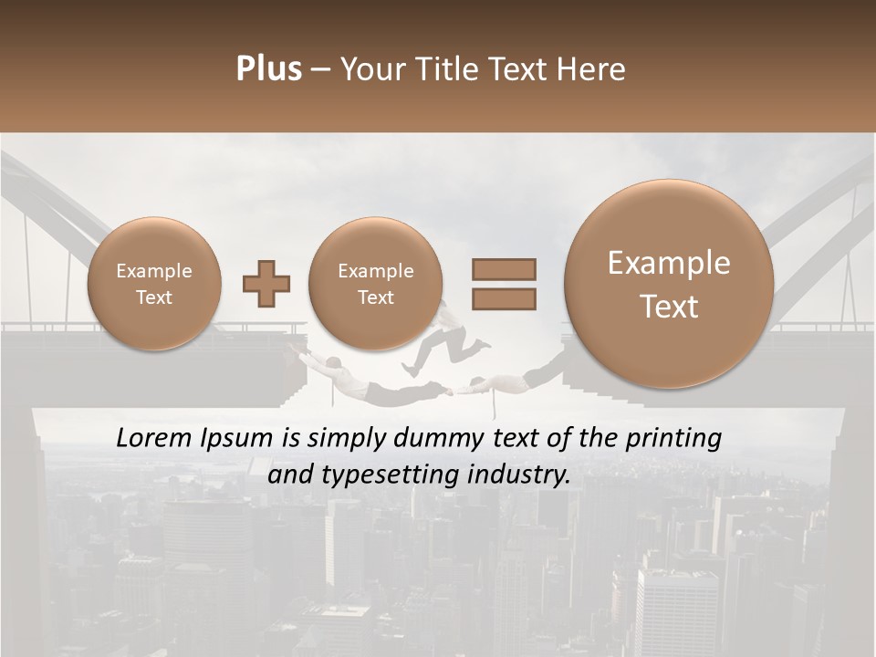 Connection Of Bridges PowerPoint Template