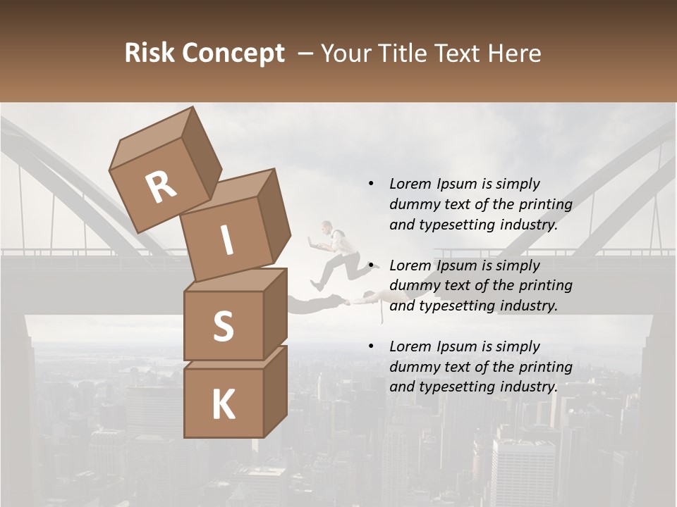 Connection Of Bridges PowerPoint Template