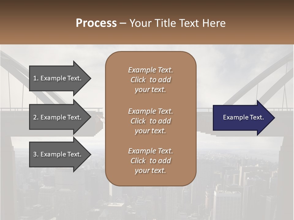 Connection Of Bridges PowerPoint Template