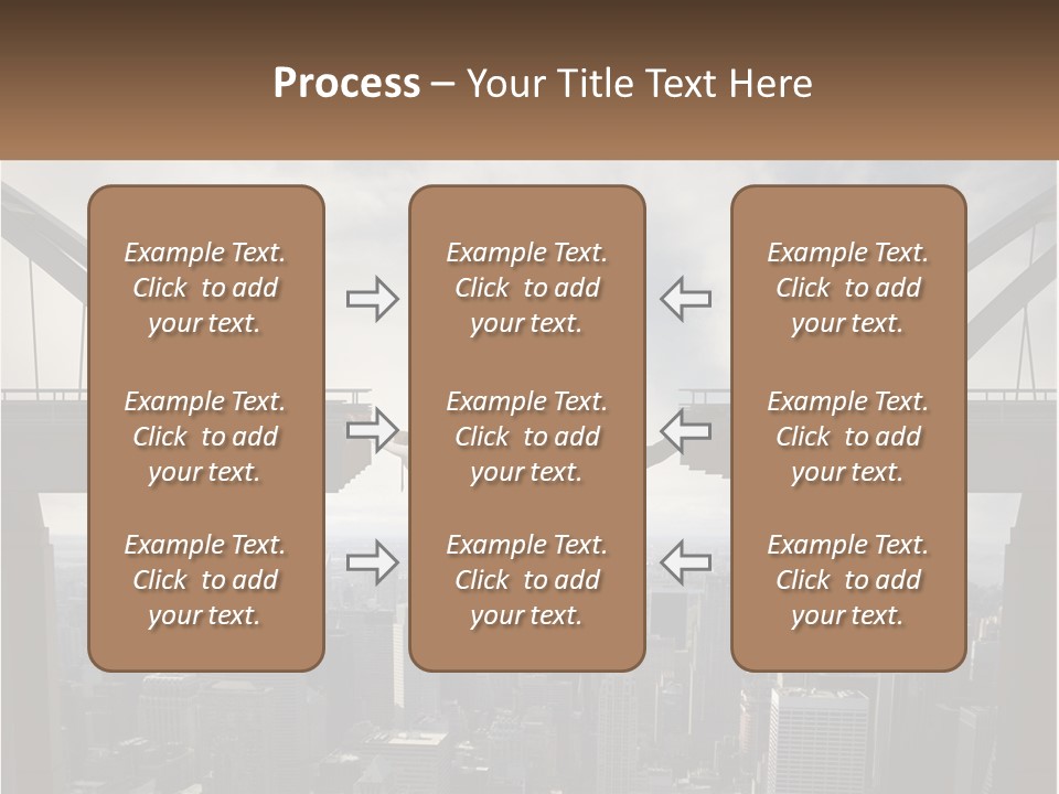 Connection Of Bridges PowerPoint Template
