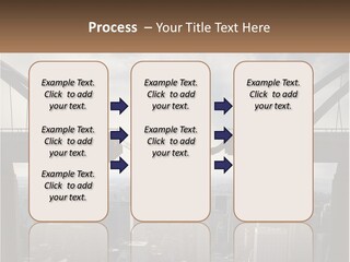 Connection Of Bridges PowerPoint Template