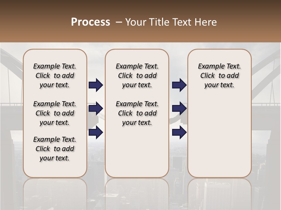 Connection Of Bridges PowerPoint Template