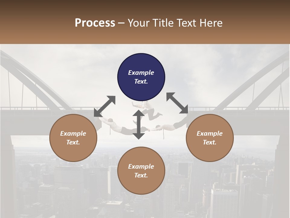 Connection Of Bridges PowerPoint Template
