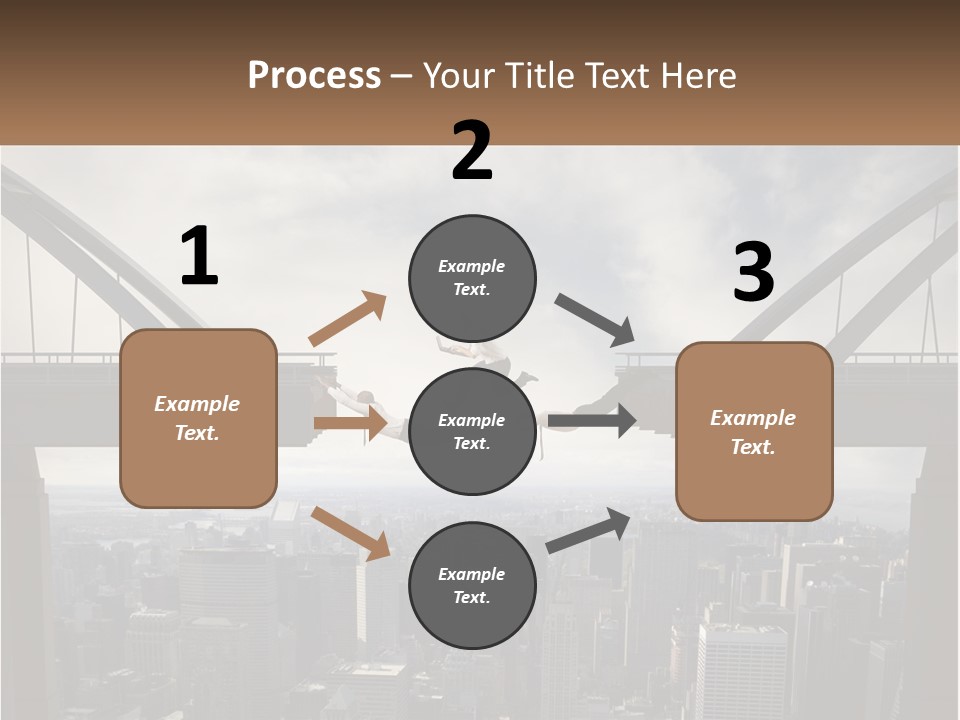 Connection Of Bridges PowerPoint Template