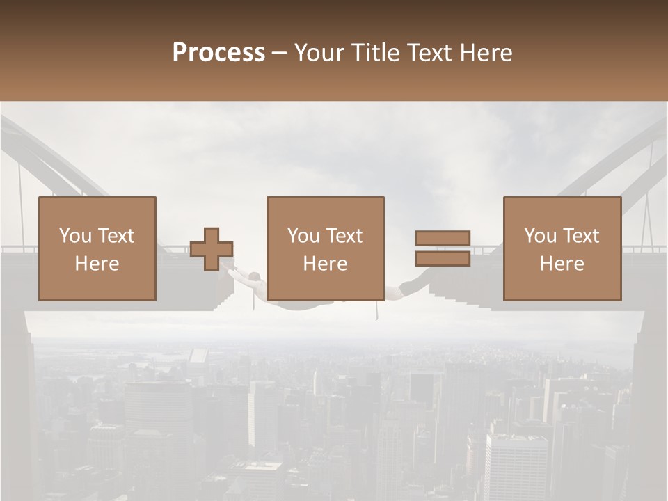 Connection Of Bridges PowerPoint Template