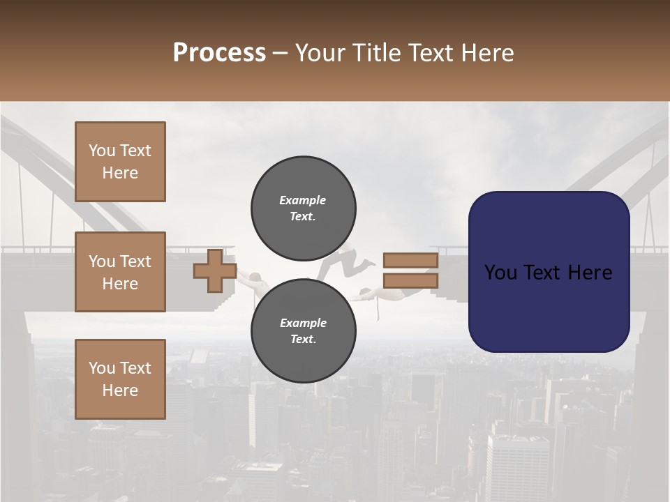 Connection Of Bridges PowerPoint Template