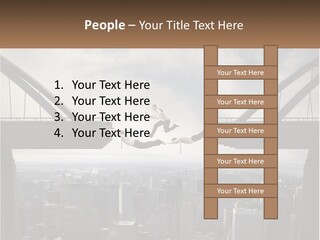 Connection Of Bridges PowerPoint Template