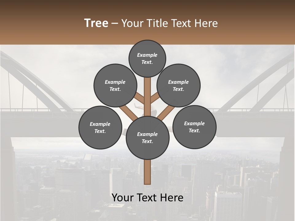 Connection Of Bridges PowerPoint Template