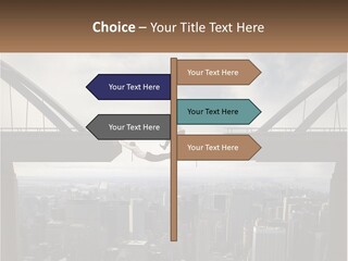 Connection Of Bridges PowerPoint Template