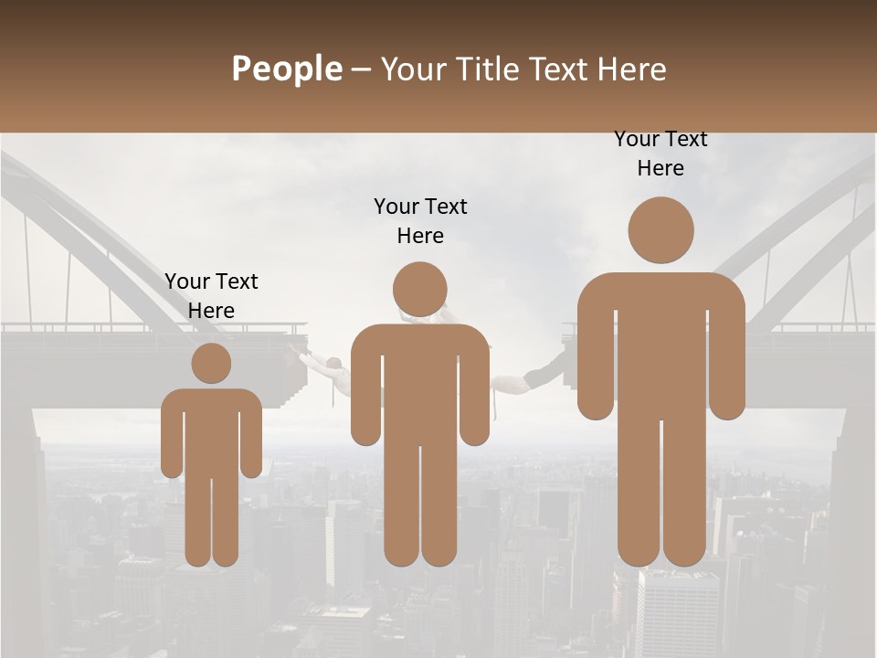 Connection Of Bridges PowerPoint Template