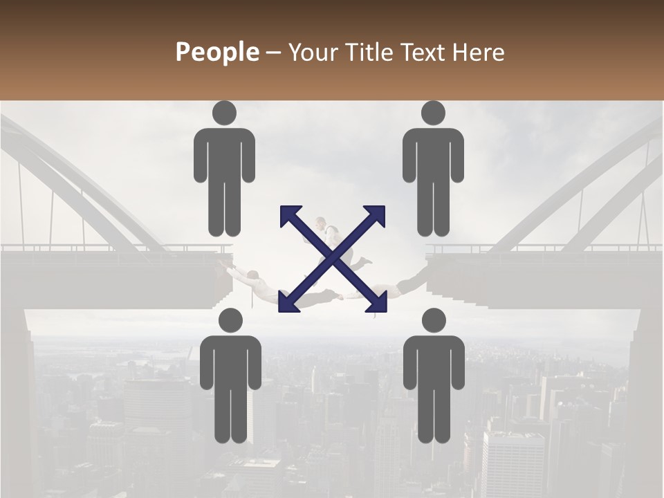 Connection Of Bridges PowerPoint Template