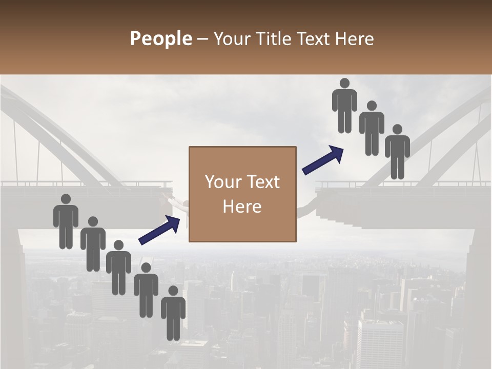 Connection Of Bridges PowerPoint Template