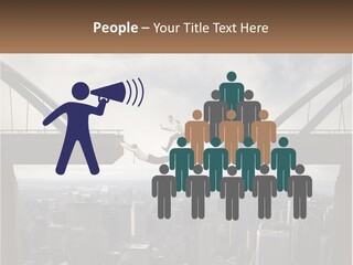 Connection Of Bridges PowerPoint Template