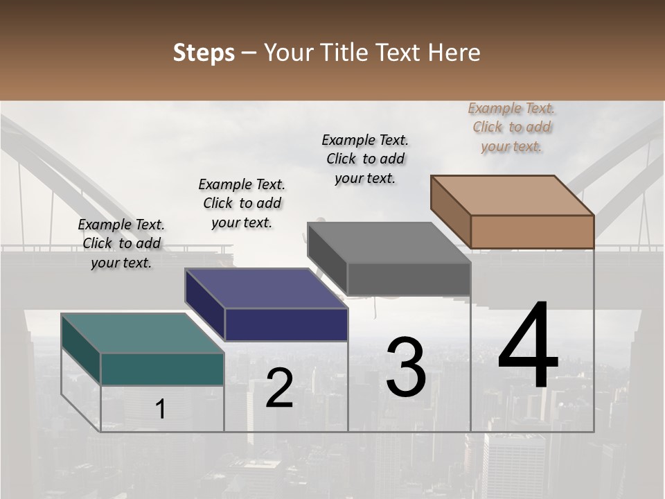 Connection Of Bridges PowerPoint Template