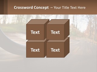 Bicycle Wheel At Speed PowerPoint Template