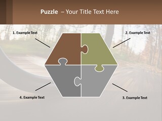 Bicycle Wheel At Speed PowerPoint Template