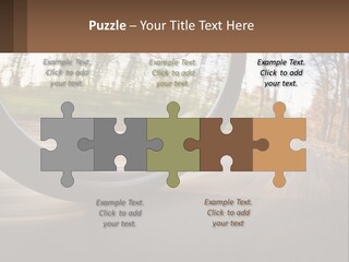 Bicycle Wheel At Speed PowerPoint Template