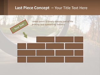 Bicycle Wheel At Speed PowerPoint Template