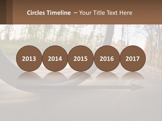Bicycle Wheel At Speed PowerPoint Template