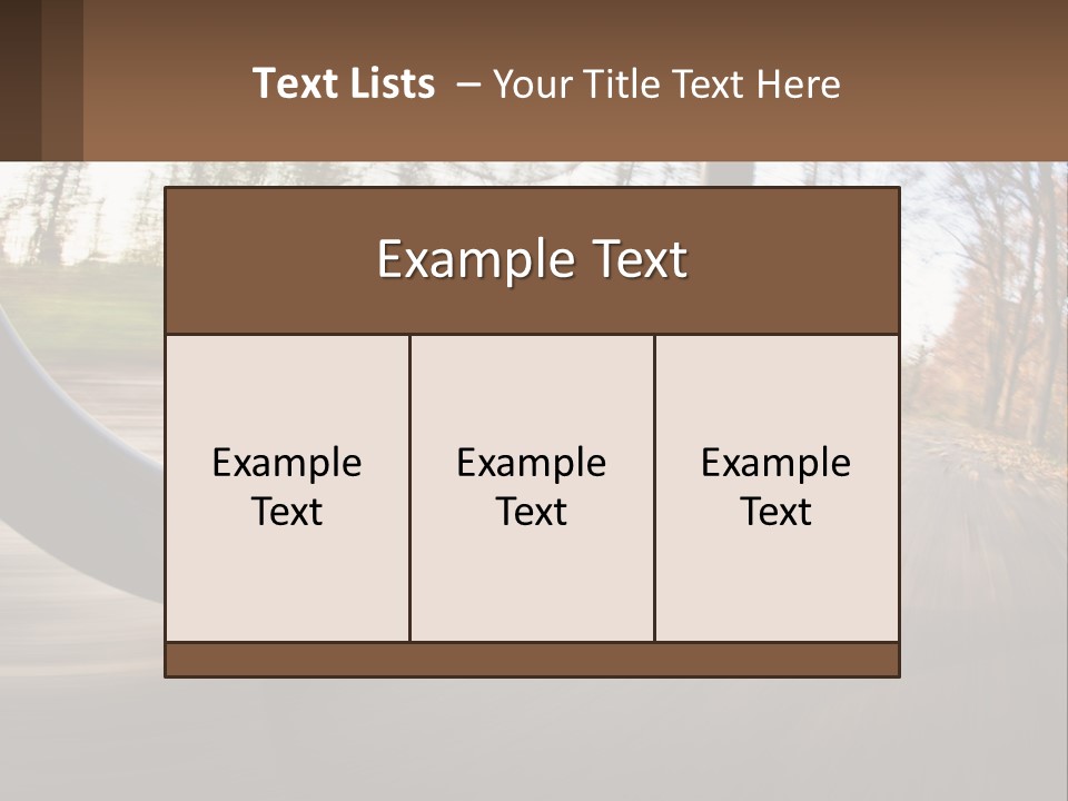 Bicycle Wheel At Speed PowerPoint Template
