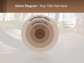 Bicycle Wheel At Speed PowerPoint Template