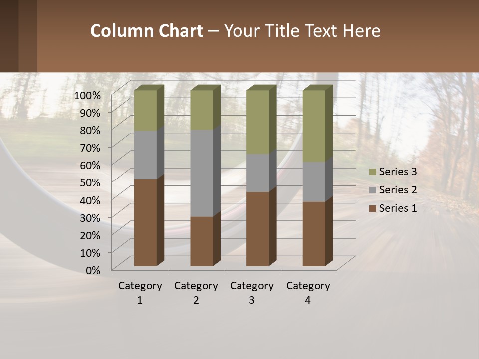Bicycle Wheel At Speed PowerPoint Template