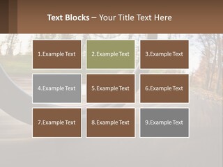 Bicycle Wheel At Speed PowerPoint Template