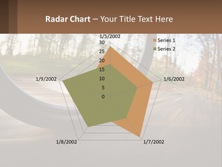 Bicycle Wheel At Speed PowerPoint Template
