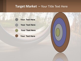 Bicycle Wheel At Speed PowerPoint Template