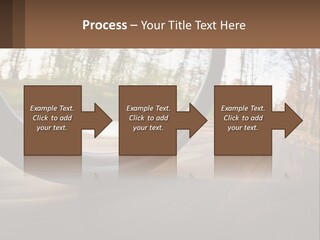 Bicycle Wheel At Speed PowerPoint Template