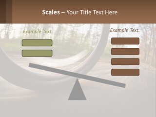 Bicycle Wheel At Speed PowerPoint Template
