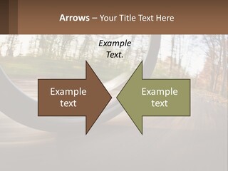 Bicycle Wheel At Speed PowerPoint Template