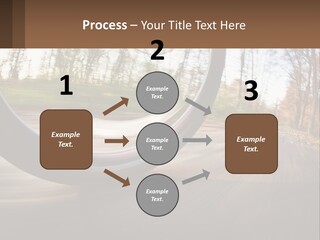 Bicycle Wheel At Speed PowerPoint Template