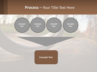 Bicycle Wheel At Speed PowerPoint Template
